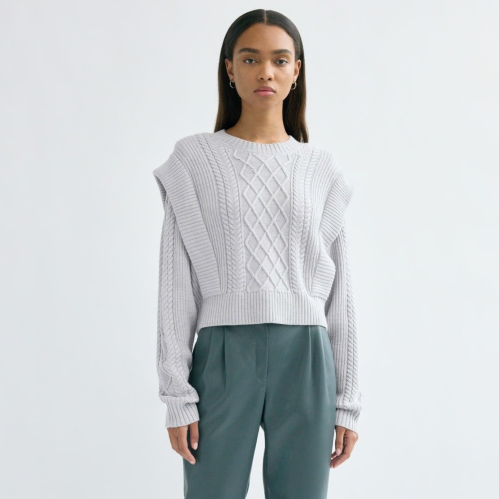 Aritzia Babaton Seek Sweater in Grey